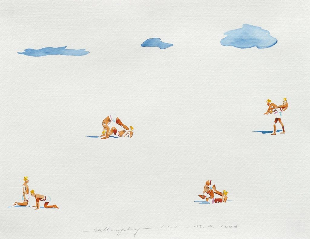 Stellungskrieg © Norbert Bisky. All rights reserved.