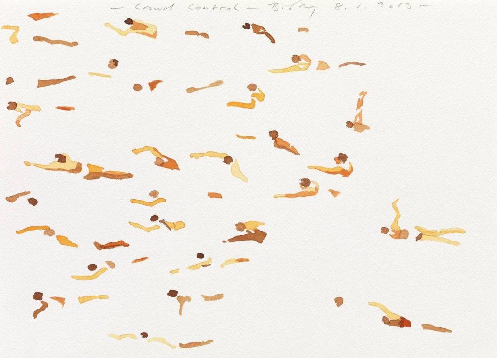 Crowd Control © Norbert Bisky. All rights reserved.