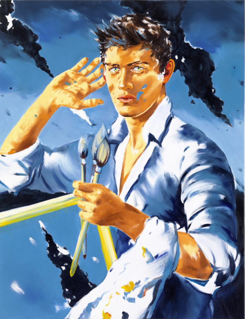 action painting (after b.a.) © Norbert Bisky. All rights reserved.